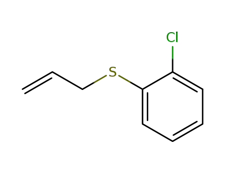 Molecular Structure of 457077-10-0 (Benzene, 1-chloro-2-(2-propenylthio)-)