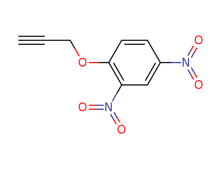 Molecular Structure of 10242-20-3 (Benzene, 2,4-dinitro-1-(2-propynyloxy)-)