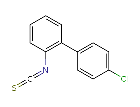 Molecular Structure of 139769-03-2 (1,1'-Biphenyl, 4'-chloro-2-isothiocyanato-)