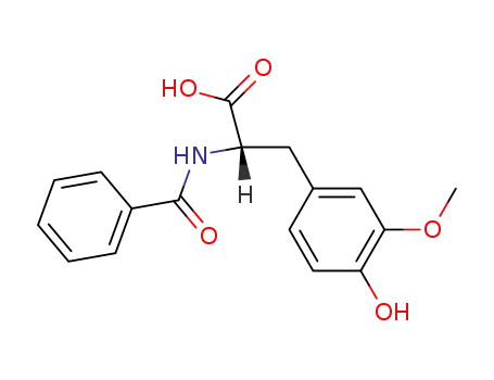 N-benzoyl-3-(4-hydroxy-3-methoxyphenyl)-(S)-phenylalanine