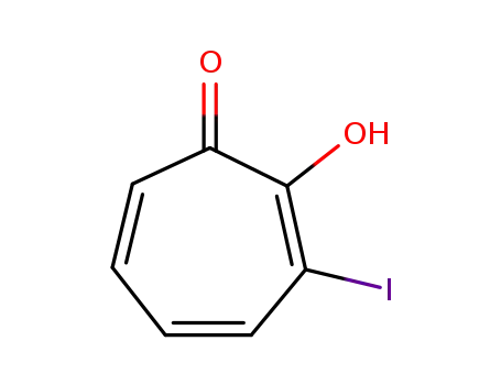 Molecular Structure of 22704-53-6 (2-hydroxy-3-iodocyclohepta-2,4,6-trien-1-one)