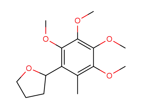 1,2,3,4-tetramethoxy-5-methyl-6-(tetrahydrofur-2-yl)benzene