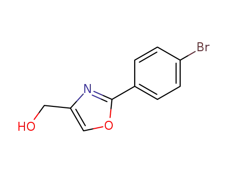 Molecular Structure of 36841-48-2 ([2-(4-BROMO-PHENYL)-OXAZOL-4-YL]-METHANOL)