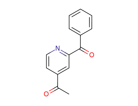 Molecular Structure of 132883-96-6 (1-(2-benzoylpyridin-4-yl)-ethanone)