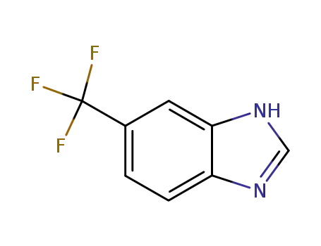 Molecular Structure of 326-55-6 (5-TRIFLUOROMETHYL-1H-BENZIMIDAZOLE)