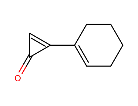 Molecular Structure of 122763-00-2 (2-Cyclopropen-1-one, 2-(1-cyclohexen-1-yl)-)