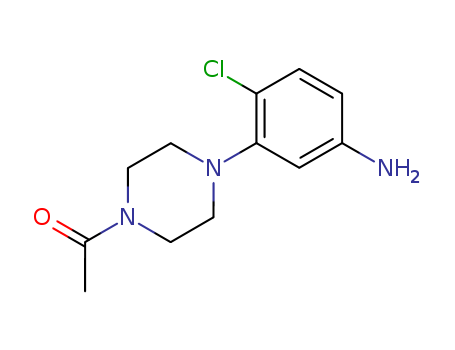 3-(4-ACETYL-PIPERAZIN-1-YL)-4-CHLOROANILINE