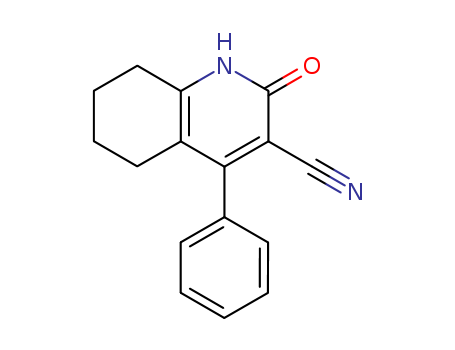 3-Quinolinecarbonitrile, 1,2,5,6,7,8-hexahydro-2-oxo-4-phenyl-