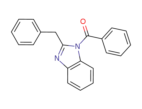 Molecular Structure of 439574-25-1 ((2-benzyl-1H-benzo[d]imidazol-1-yl)(phenyl)methanone)