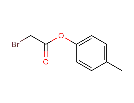 Molecular Structure of 38829-10-6 (Acetic acid, bromo-, 4-methylphenyl ester)
