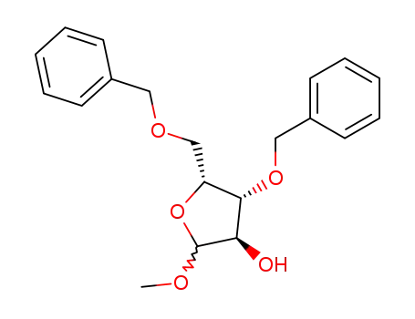 (3R,4R,5R)-4-(benzyloxy)-5-(benzyloxymethyl)-2-methoxytetrahydrofuran-3-ol