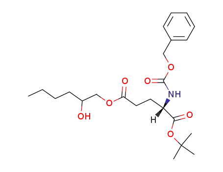 L-Glutamic acid, N-[(phenylmethoxy)carbonyl]-, 1-(1,1-dimethylethyl)
5-(2-hydroxyhexyl) ester, (R)-