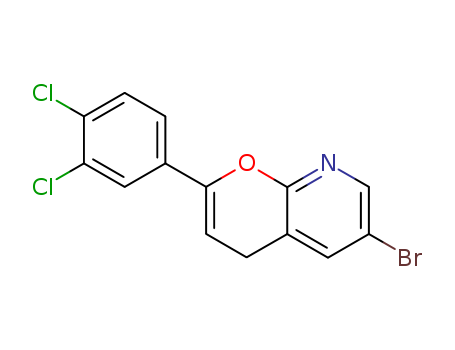 102830-84-2,6-bromo-2-(3,4-dichlorophenyl)-4H-pyrano[2,3-b]pyridine,