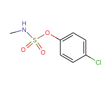 Molecular Structure of 54838-83-4 (Sulfamic acid, methyl-, 4-chlorophenyl ester)
