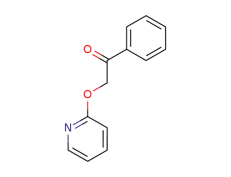Molecular Structure of 100727-17-1 (1-phenyl-2-[2]pyridyloxy-ethanone)