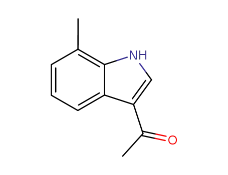 Molecular Structure of 278180-95-3 (3-Acetyl-7-methylindole)
