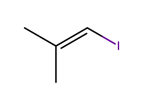 Molecular Structure of 20687-01-8 (1-Propene, 1-iodo-2-methyl-)