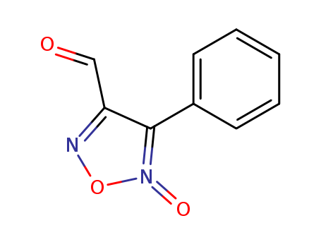 1,2,5-Oxadiazole-3-carboxaldehyde, 4-phenyl-, 5-oxide
