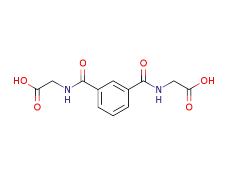 Molecular Structure of 124842-39-3 ([(3-{[(carboxymethyl)amino]carbonyl}benzoyl)amino]acetic acid)