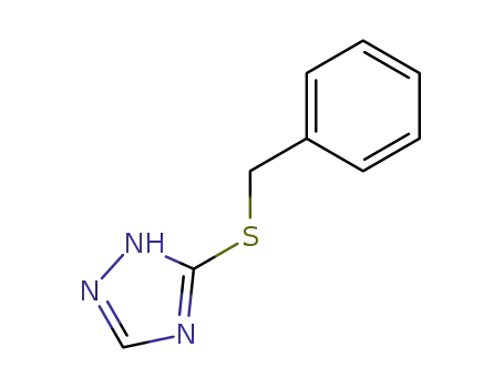 Molecular Structure of 21239-87-2 (1H-1,2,4-Triazole, 3-[(phenylmethyl)thio]-)