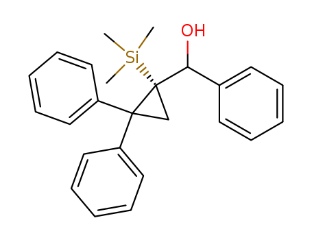 Benzenemethanol, a-[2,2-diphenyl-1-(trimethylsilyl)cyclopropyl]-