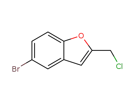 Molecular Structure of 38220-78-9 (5-BROMO-2-CHLOROMETHYLBENZOFURAN)