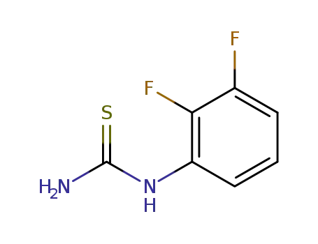 Molecular Structure of 572889-25-9 ((2 3-DIFLUOROPHENYL)THIOUREA  97)