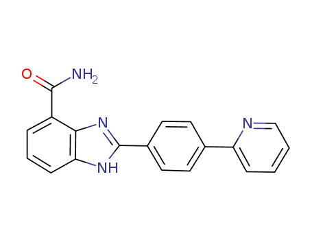 1H-Benzimidazole-7-carboxamide, 2-[4-(2-pyridinyl)phenyl]-