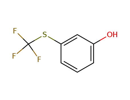 Molecular Structure of 3823-40-3 (3-(TRIFLUOROMETHYLTHIO)PHENOL)