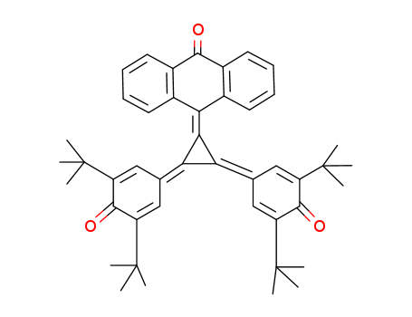 69828-92-8,10-[2,3-Bis[3,5-bis(1,1-dimethylethyl)-4-oxo-2,5-cyclohexadien-1-ylidene]cyclopropylidene]anthracen-9(10H)-one,9(10H)-Anthracenone,10-[bis[3,5-bis(1,1-dimethylethyl)-4-oxo-2,5-cyclohexadien-1-ylidene]cyclopropylidene]-(9CI)