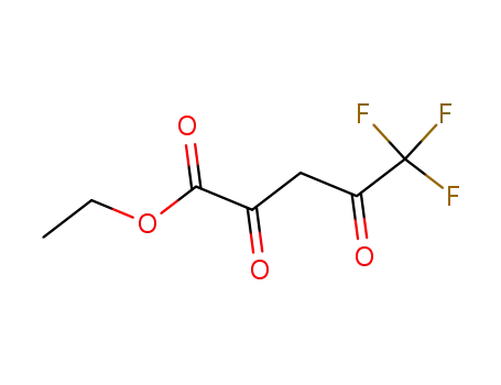 Molecular Structure of 893643-18-0 (5,5,5-Trifluoro-2,4-dioxo-pentanoic acid ethyl ester)