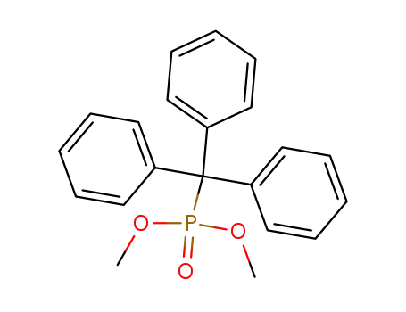 Molecular Structure of 102660-13-9 (Phosphonic acid, (triphenylmethyl)-, dimethyl ester)