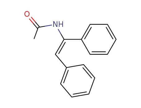 Molecular Structure of 18797-92-7 (Acetamide, N-[(1E)-1,2-diphenylethenyl]-)