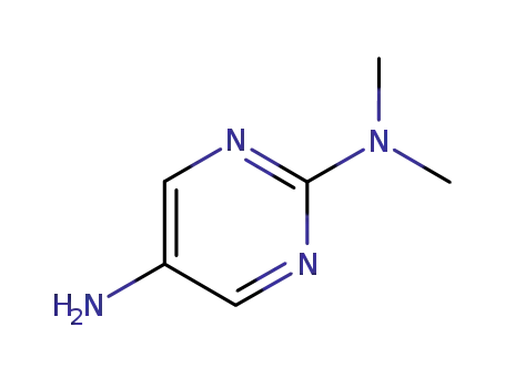 Molecular Structure of 56621-99-9 (N,N-dimethyl-pyrimidine-2,5-diamine)