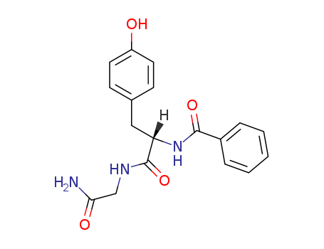 Glycinamide, N-benzoyl-L-tyrosyl-