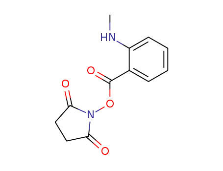 Molecular Structure of 64156-72-5 (SUCCINIMIDYL N-METHYLANTHRANILATE)