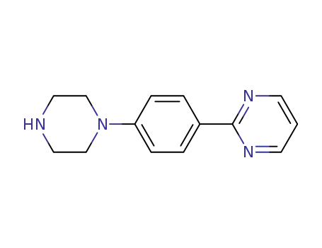 Molecular Structure of 940903-37-7 (Pyrimidine, 2-[4-(1-piperazinyl)phenyl]-)