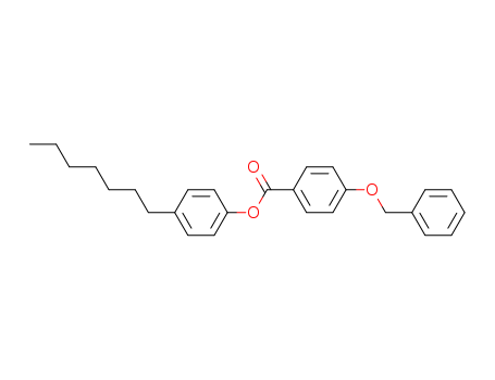 Molecular Structure of 111973-84-3 (Benzoic acid, 4-(phenylmethoxy)-, 4-heptylphenyl ester)
