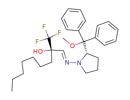(S)-1,1,1-Trifluoro-2-{[(E)-(S)-2-(methoxy-diphenyl-methyl)-pyrrolidin-1-ylimino]-methyl}-nonan-2-ol