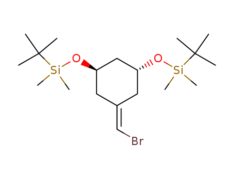 Cyclohexane,1-(bromomethylene)-3,5-bis[[(1,1-dimethylethyl)dimethylsilyl]oxy]-, (1R,3R)-