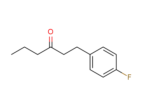 Molecular Structure of 174485-37-1 (1-(4-FLUORO-PHENYL)-HEXAN-3-ONE)