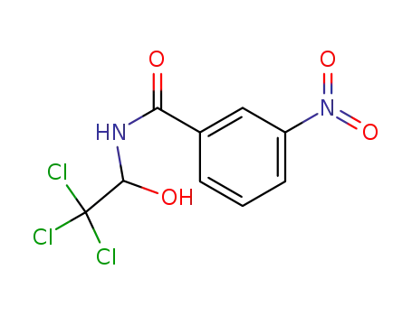 Molecular Structure of 357639-01-1 (N-(2,2,2-trichloro-1-hydroxyethyl)-3-nitrobenzamide)