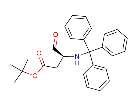 Molecular Structure of 440320-89-8 (Butanoic acid, 4-oxo-3-[(triphenylmethyl)amino]-, 1,1-dimethylethyl
ester, (3S)-)
