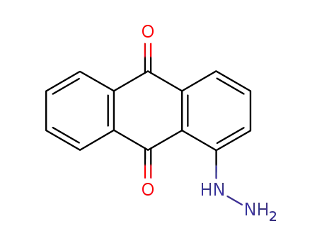 Molecular Structure of 6407-59-6 (1-hydrazinoanthraquinone)
