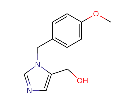 Molecular Structure of 226931-15-3 (1H-Imidazole-5-methanol, 1-[(4-methoxyphenyl)methyl]-)