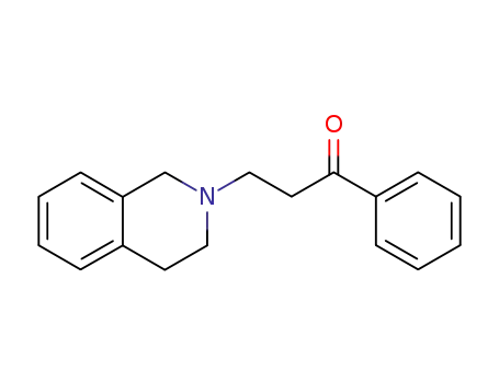 Molecular Structure of 861369-89-3 (3-(3,4-dihydro-1H-isoquinolin-2-yl)-1-phenylpropanone)