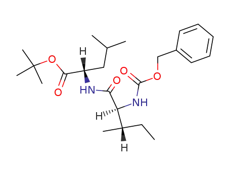 Molecular Structure of 69531-03-9 (N-benzyloxycarbonyl-L-isoleucyl-L-leucine t-butyl ester)