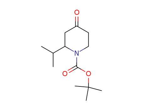 2-Methyl-2-propanyl (2R)-2-isopropyl-4-oxo-1-piperidinecarboxylate