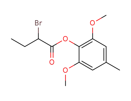 Butanoic acid, 2-bromo-, 2,6-dimethoxy-4-methylphenyl ester
