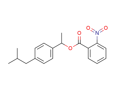 2-Nitro-benzoic acid 1-(4-isobutyl-phenyl)-ethyl ester
